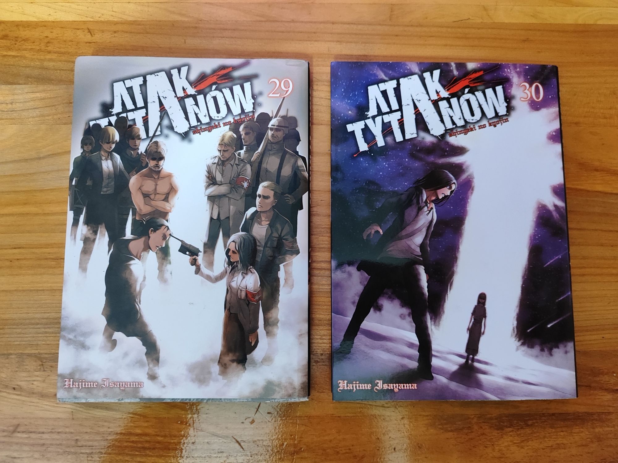 ATAK Tytanów Manga 29 i 30