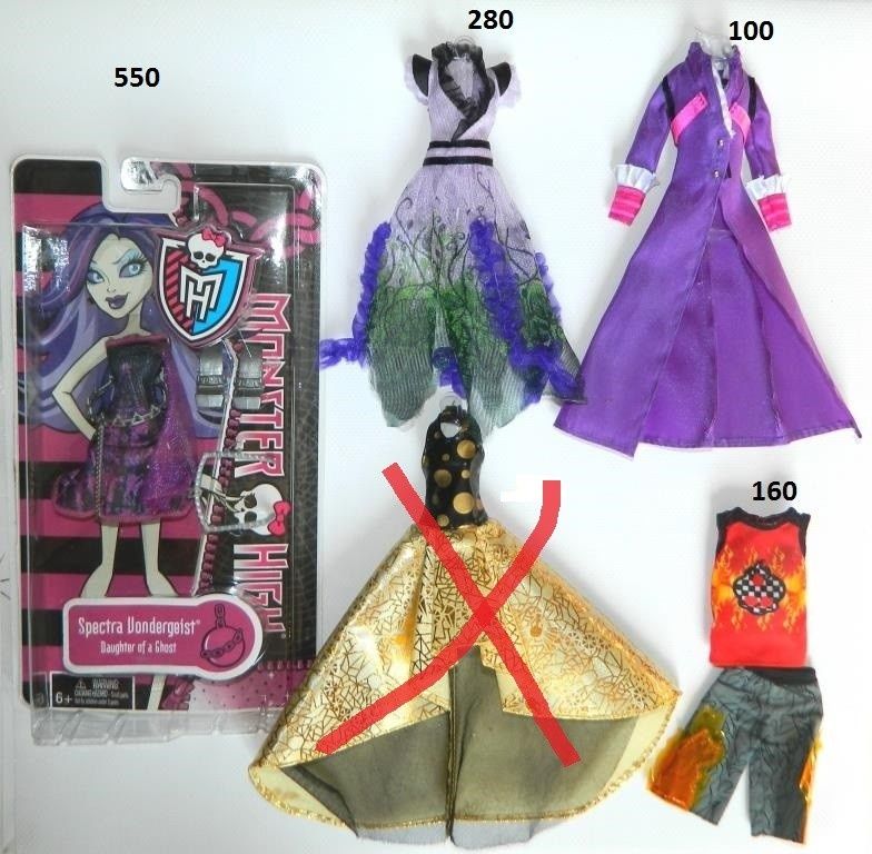 Аутфит для кукол Монстер Хай Monster High, одежда
