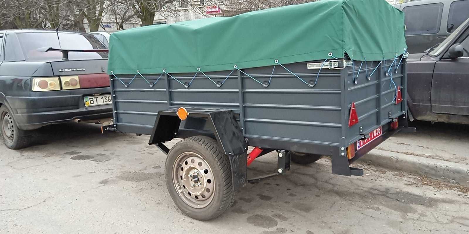 Прицеп- Причіп ПА 2000/1300 на ресорах Алко євро з виробництва