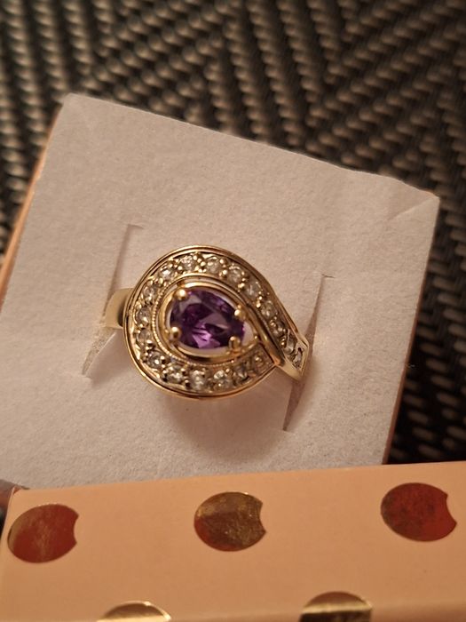 585 pierścionek złoty