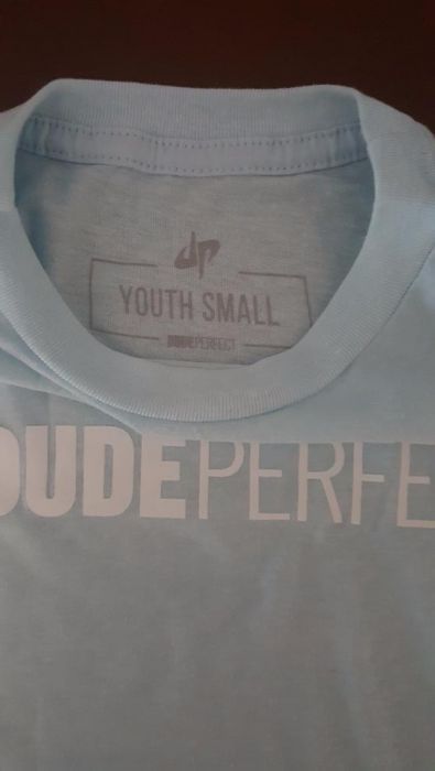 T Shirt Dude Perfect 100% Original made in USA tamanho S NOVA