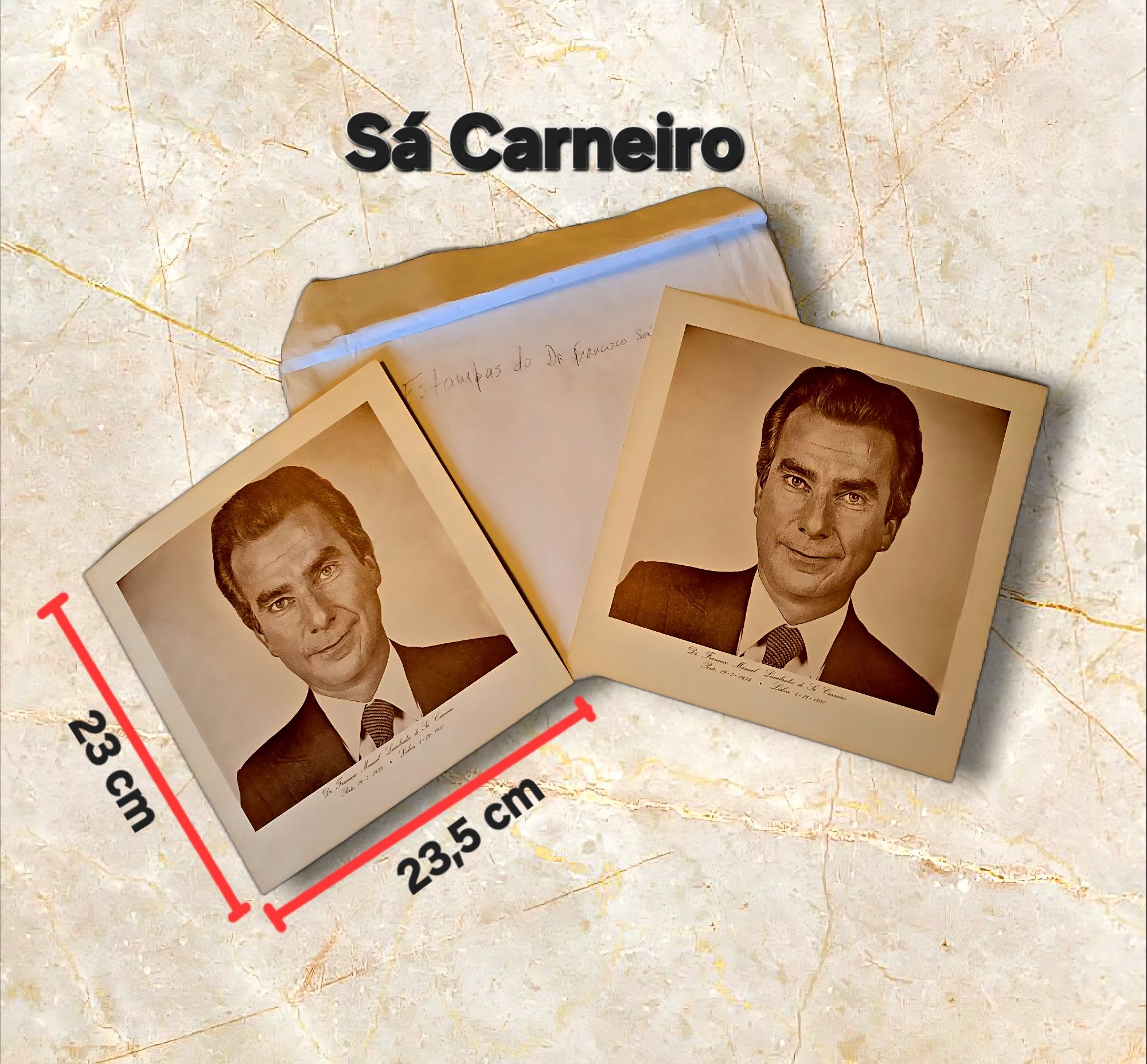 Estampa antiga do Dr. Sá Carneiro, Nova e de excelente qualidade.