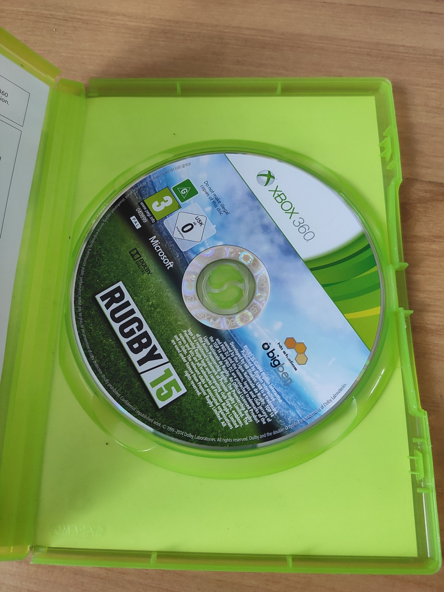 Rugby 15 xbox 360