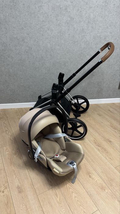 Автокрісно Cybex + Шасі і каркас прогулянкового блоку Priam 4.0