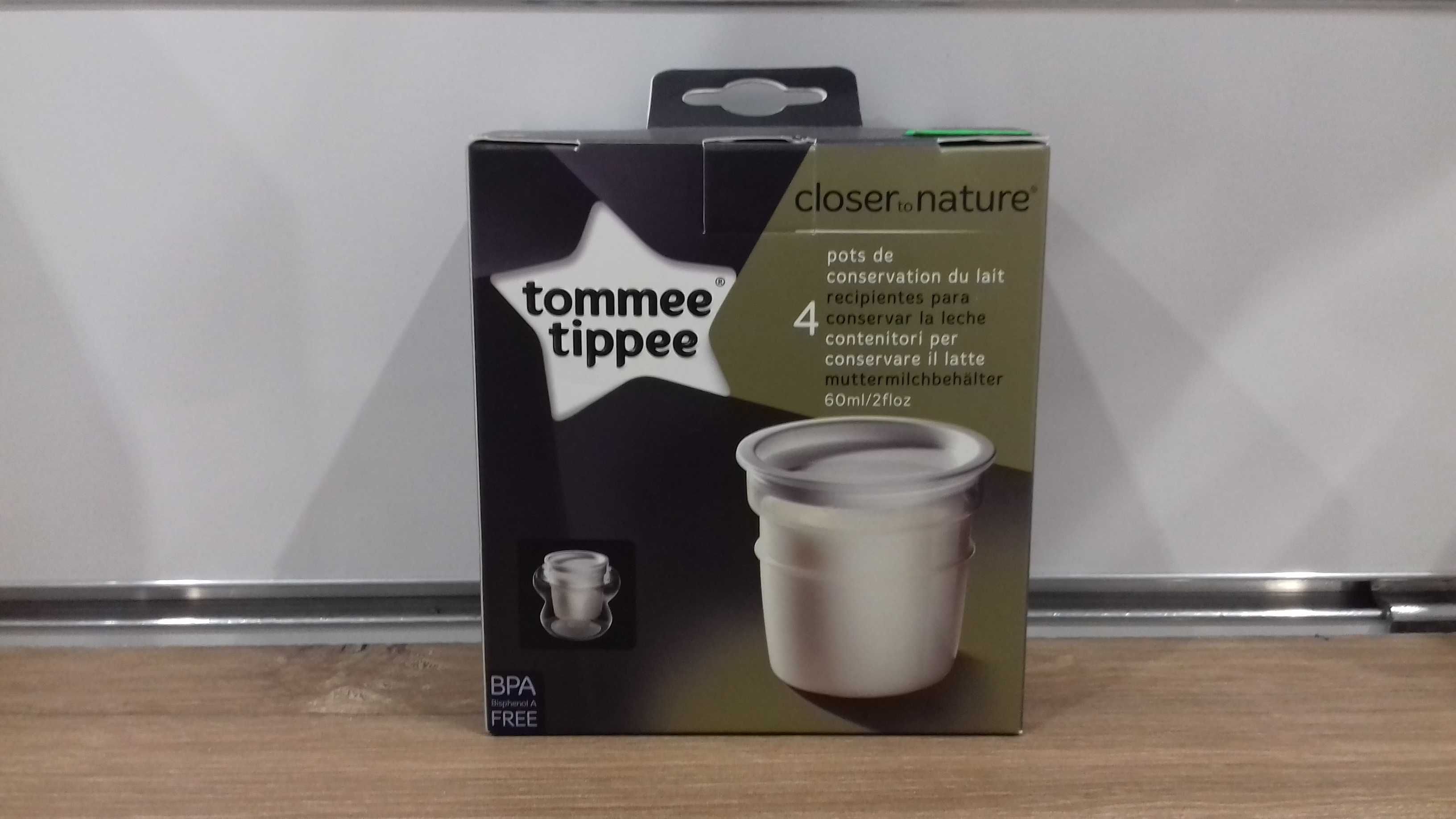 Tommee Tippee Pojemnik do przechowywania pokarmu 4 szt NOWE AK12