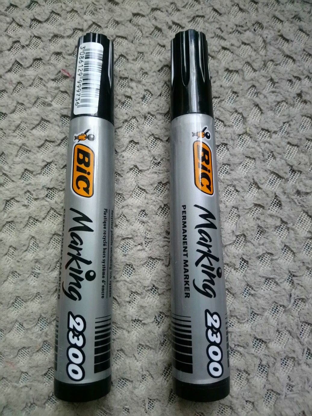 Marker permamentny bic gruby 2szt