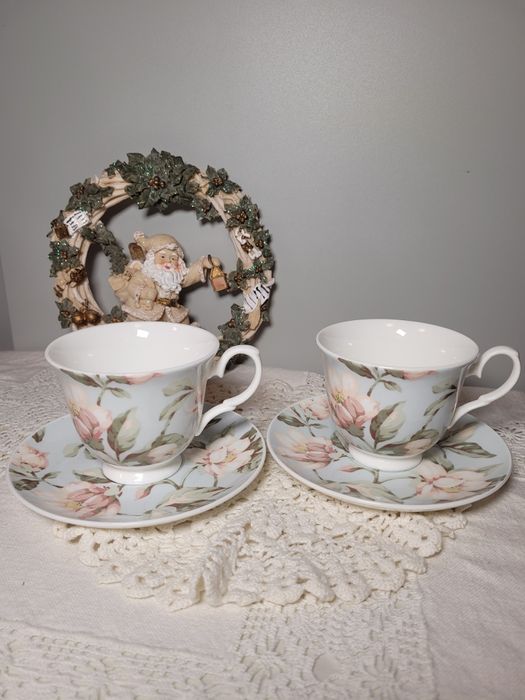 Кавова пара Англія костяний фарфор