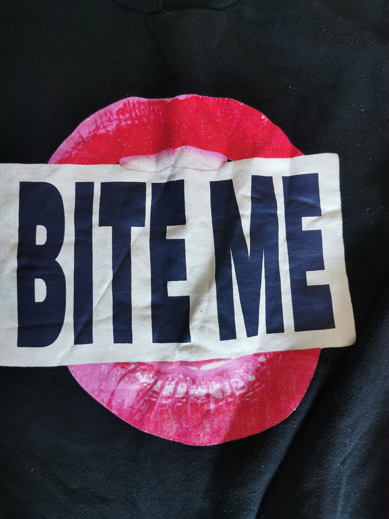 Bluza bite me czarna