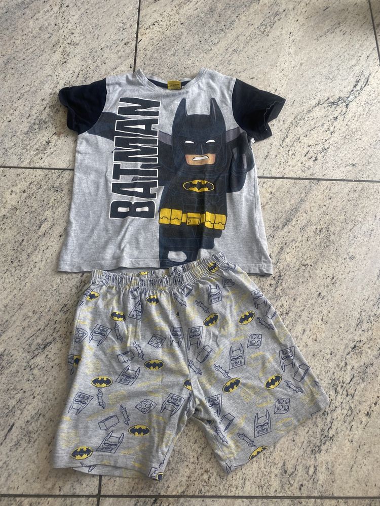 Pizama chlopieca Next Batman 134 krotkie spodenki piżamka