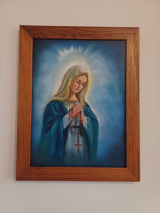 Matka Boska Obraz Prezent Święta 30x40 Płótno