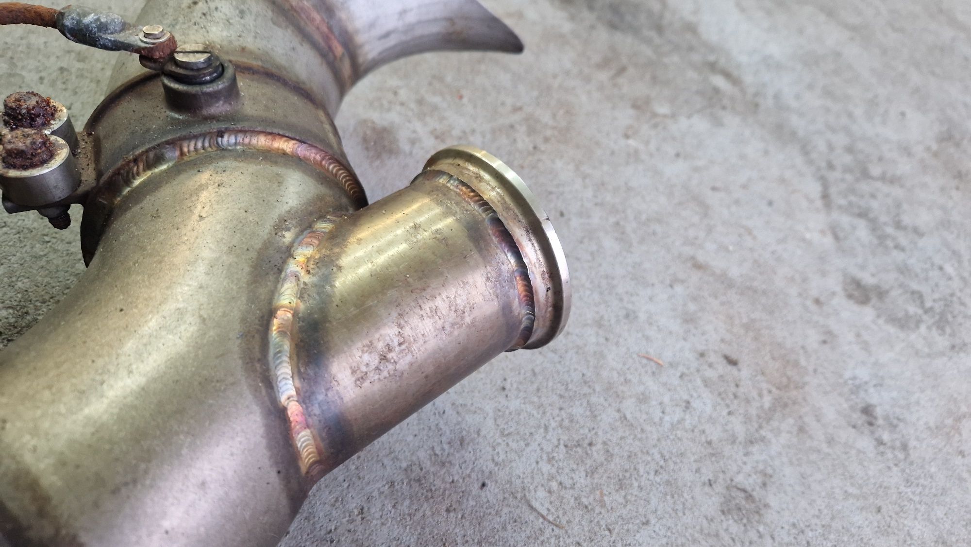 Downpipe 4 cale z przepustnicą BMW TURBO M50 2JZ okazja!