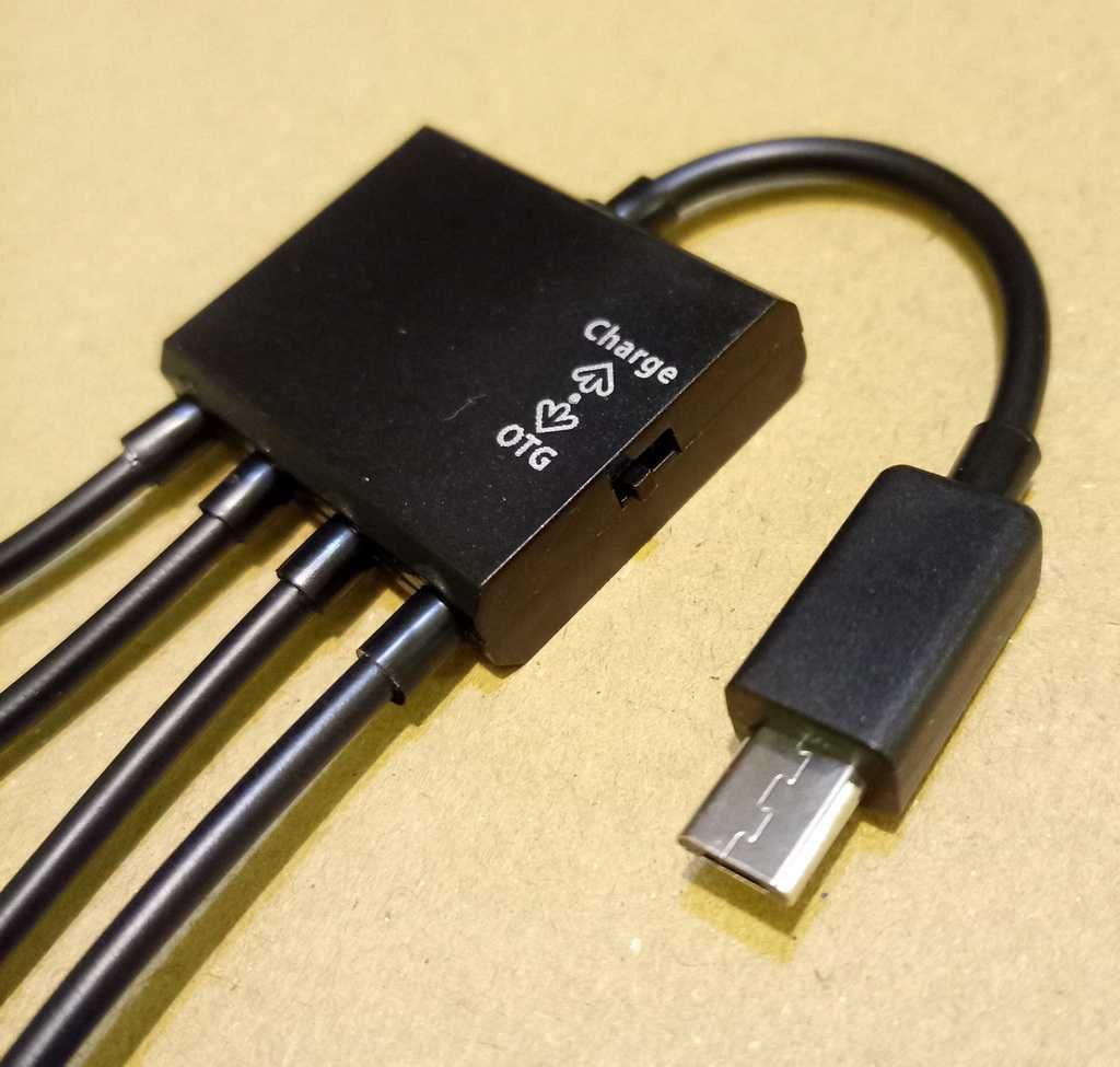 Micro USB Hub на 4 порта OTG хаб мікро ЮСБ хаб микро юсб хаб
