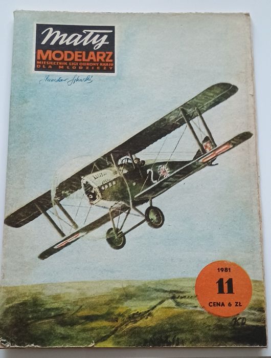Mały Modelarz 11/1981 samolot Ansaldo 1-A Balilla  
MM 11/1981