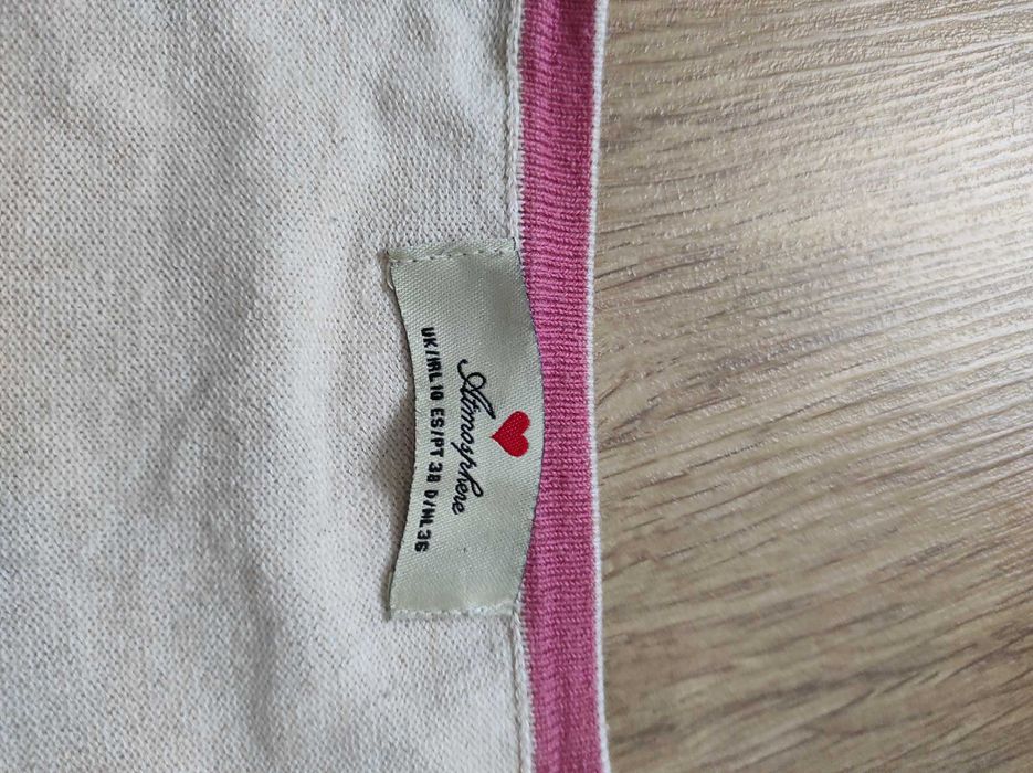 Beżowy rozpinany sweterek Primark - S