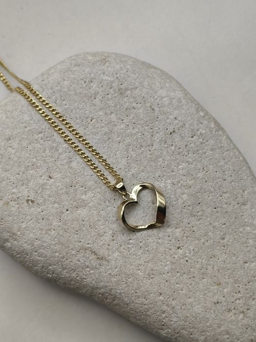 Złota Zawieszka Piękne Serce Pr.585 Nowa Zapraszamy