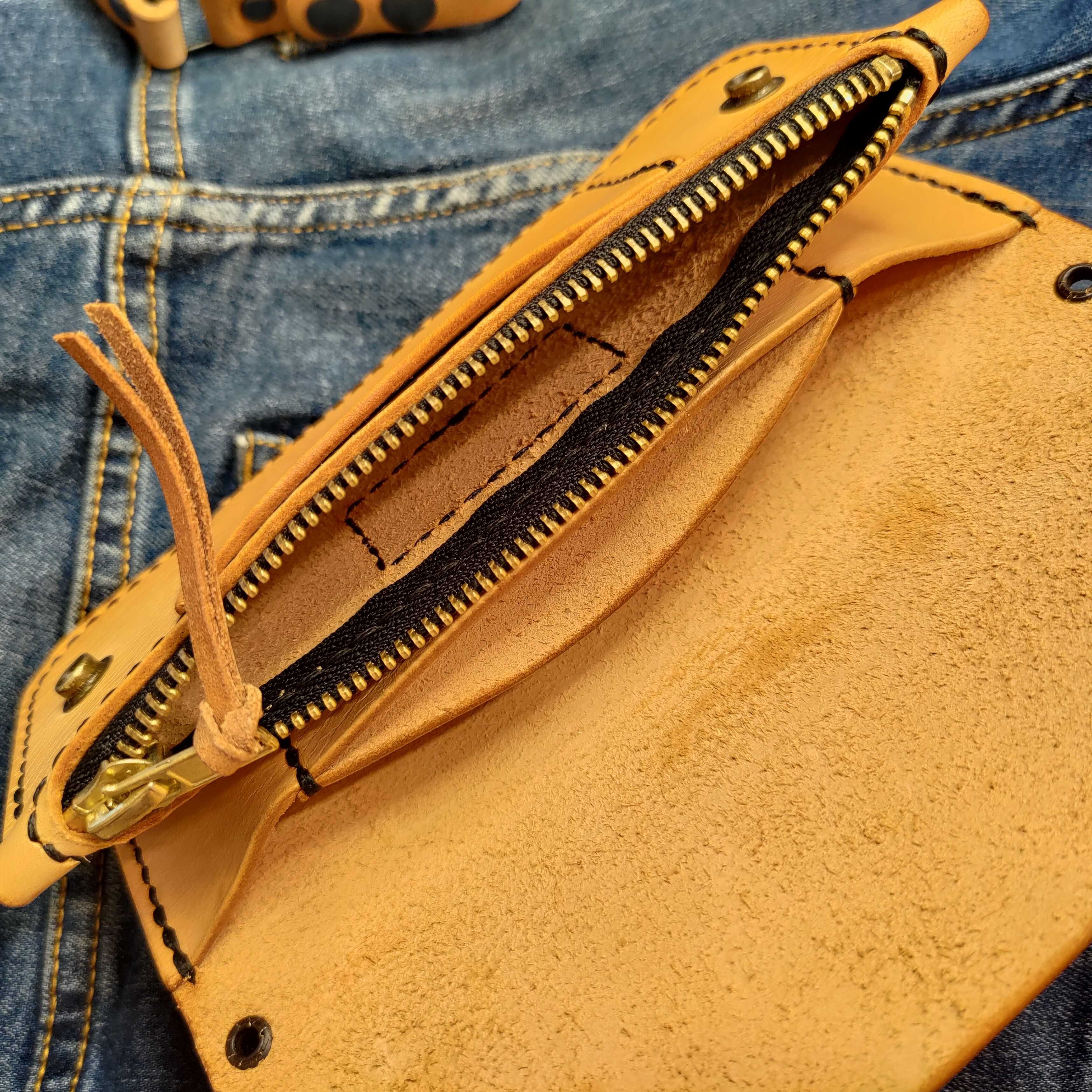 Borubar Skóroszyj - EDC - Biker/Trucker Wallet / portfel WYPRZEDAŻ