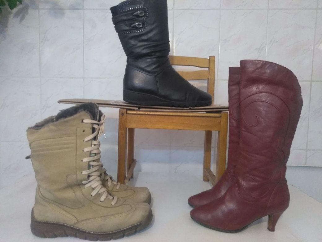 Ботинки демис.41р,Pull&Bear42р,ботфорти Zara41р,зимние 38р,42р.