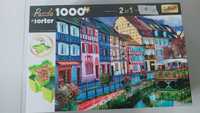 Puzzle Trefl. 1000 elementów. Francja, Kolorowe Miasto