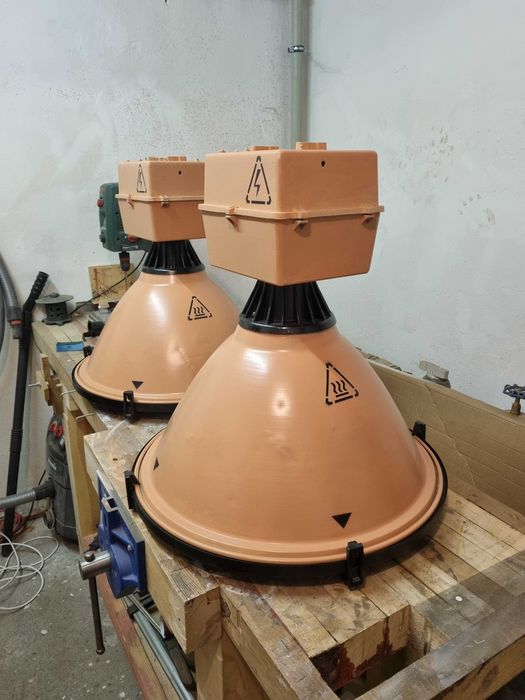 Duża lampa wisząca Loft, Przemysłowa, Industrialna po renowacji