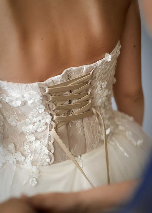 Suknia ślubn Boho Rustykalna