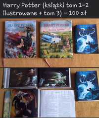 Harry Potter tom 1,2,3 ilustrowane