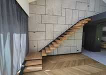 Schody loft, samonośne, na beton