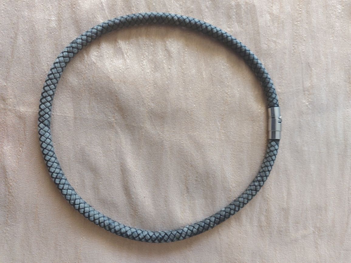 Męski naszyjnik skóra 50 cm