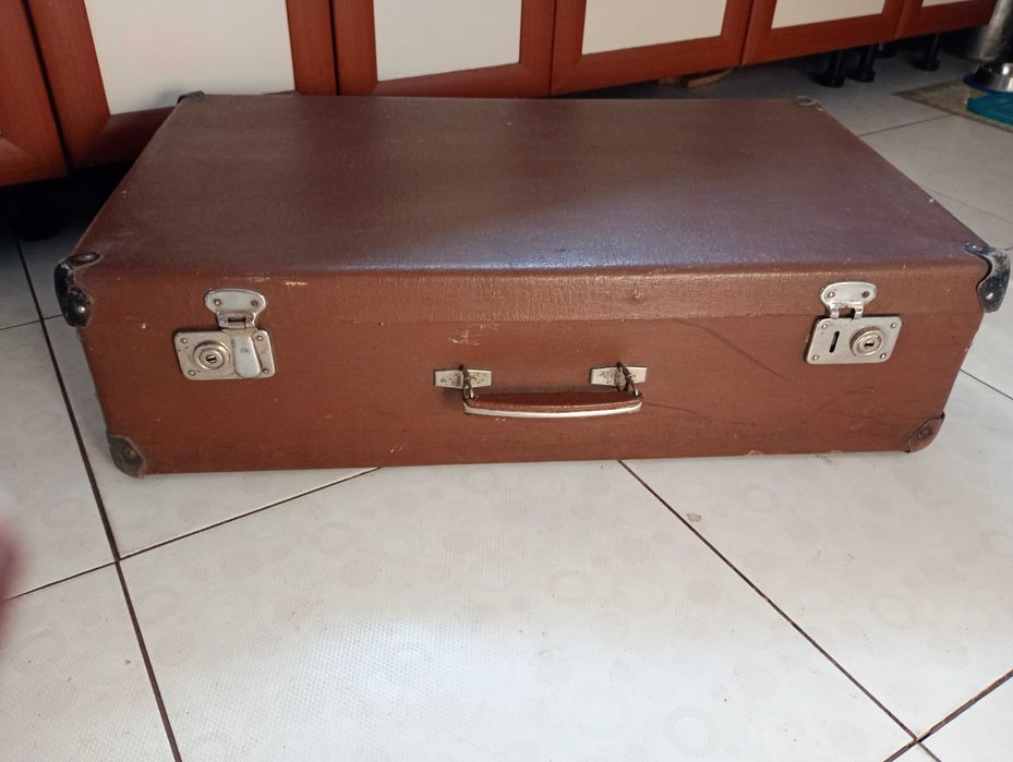 Чемодан винтаж Колесики Ручка боковая (запчасти