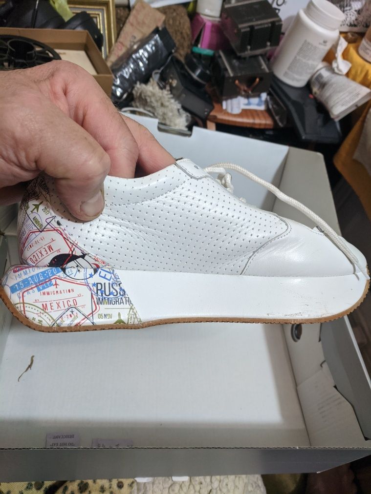 Кросовки ,, respect,, кожа натуральная р,38 ,,puma,,