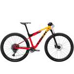 Rower MTB Trek Supercaliber 9.7 2021 Czerwono Żółty Używany 3 rozmiary