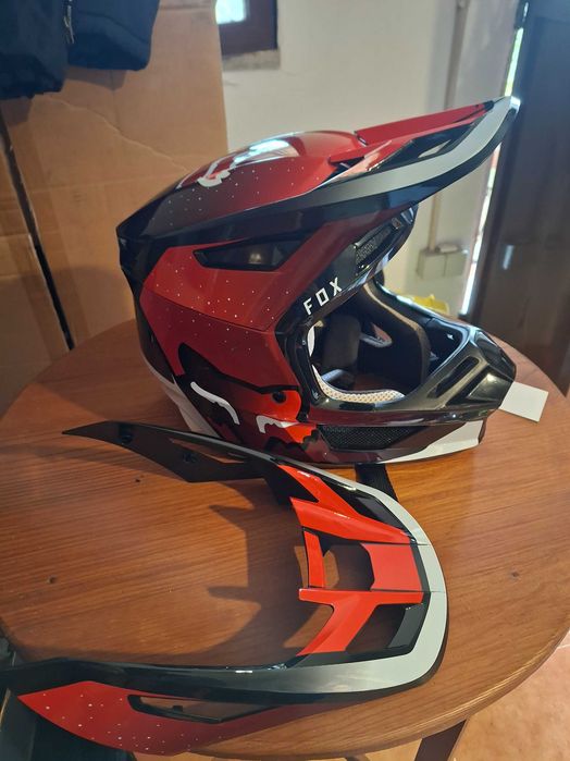Capacete fox v2 Vizen Fluorescent Red