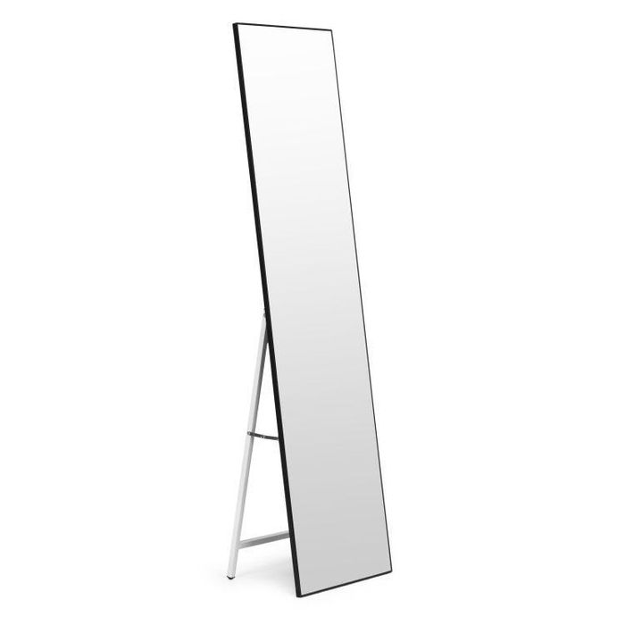 NOWE Duże LUSTRO stojące w czarnej ramie nowoczesne duże 160x50 cm