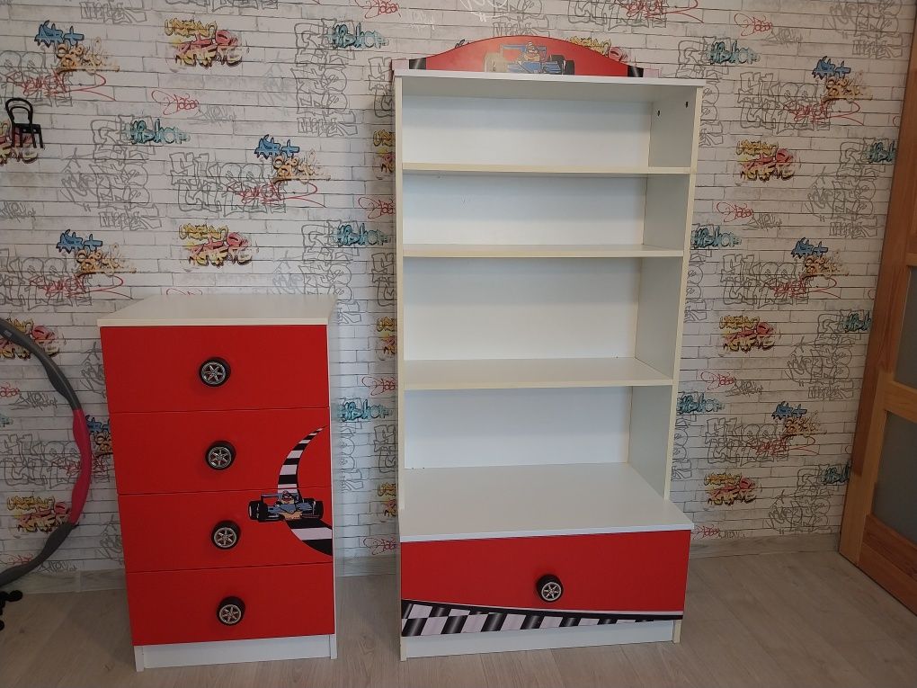 Regał/komoda chłopięce w auta