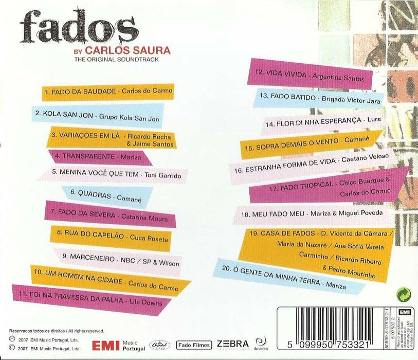 BSO: Fados by Carlos Saura