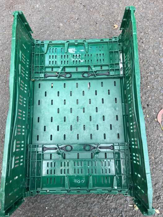 Caixas chep desdobráveis verdes