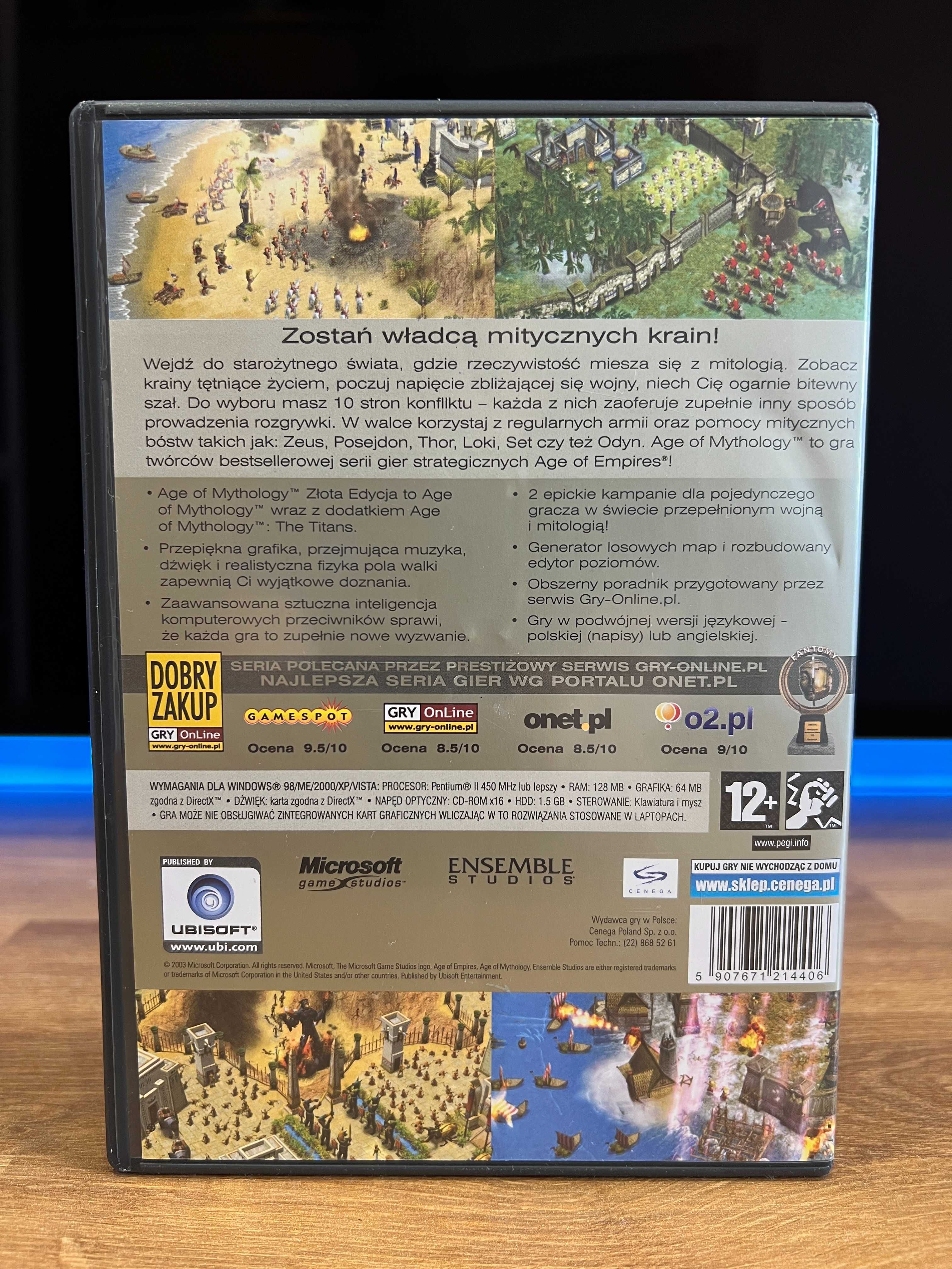 Age of Mythology Złota Edycja (PC PL 2003) wydanie Kolekcja Klasyki