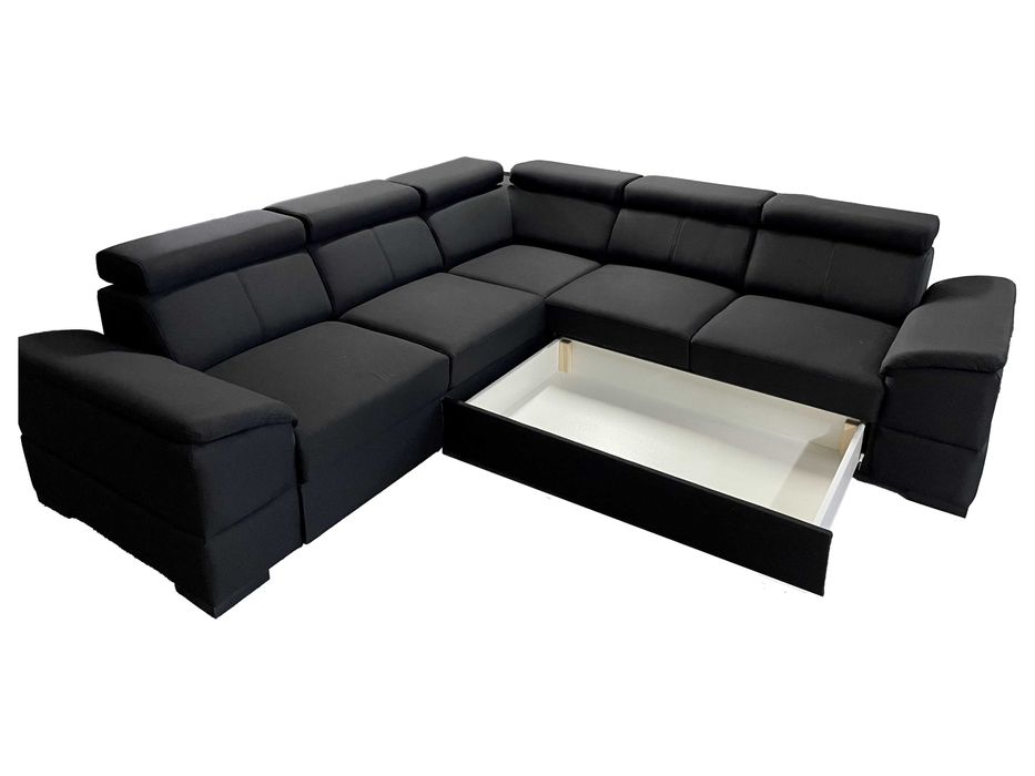 Duży narożnik rozkładany JOY 2R2 salon , funkcja spania Dostawa