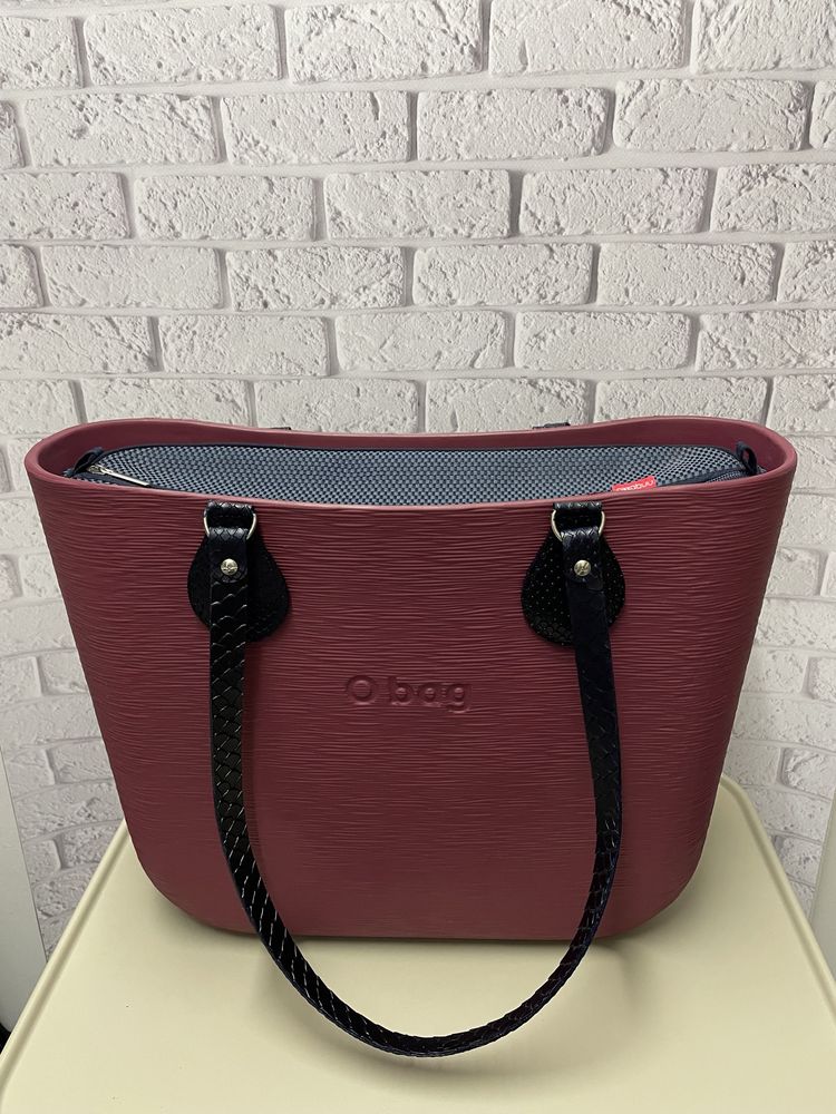 Zestaw obag standard wavy bordo z organizerem Pikkabuu karbon