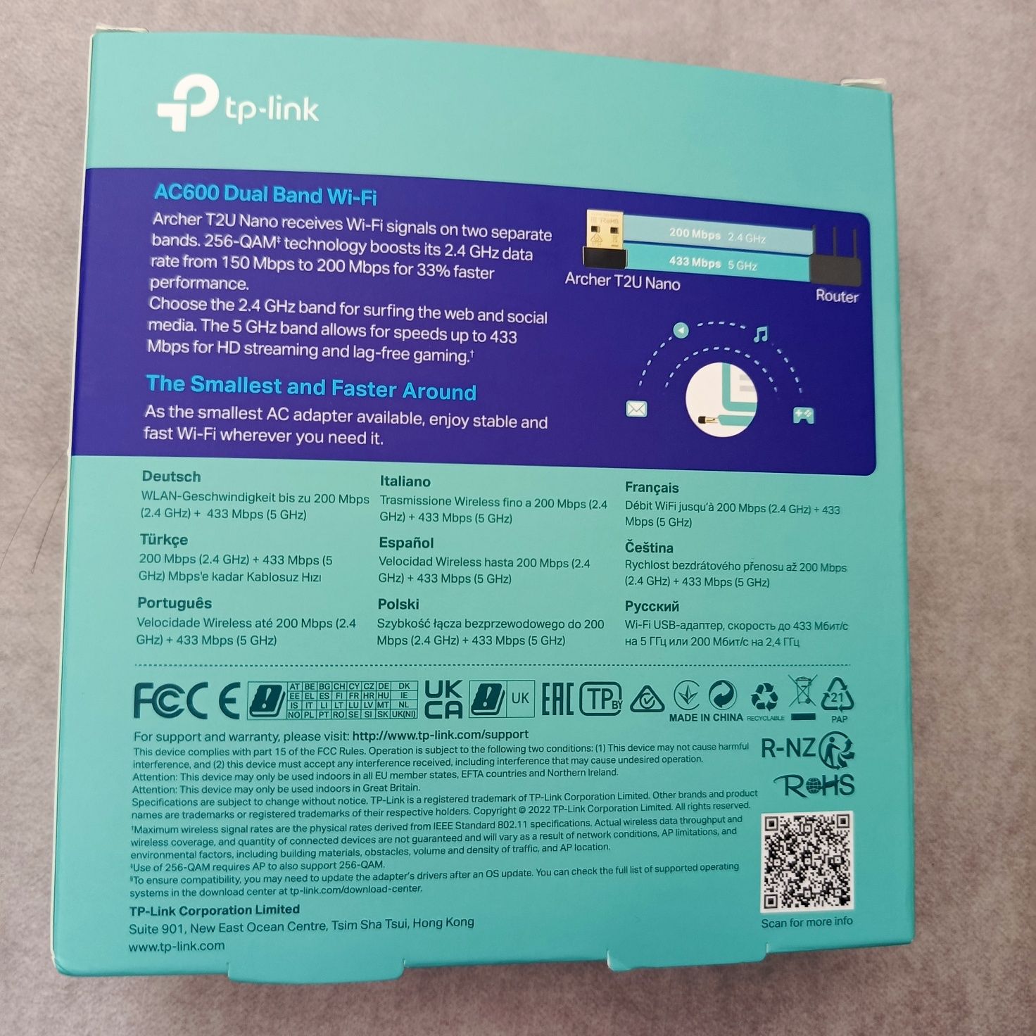 Nano adapter wifi TP-Link do windows