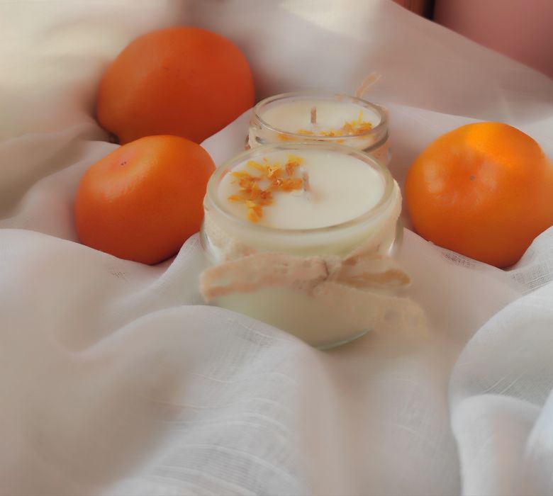 Свічки в дереві. Соєві свічки. Свічки в дерев'яному кашпо