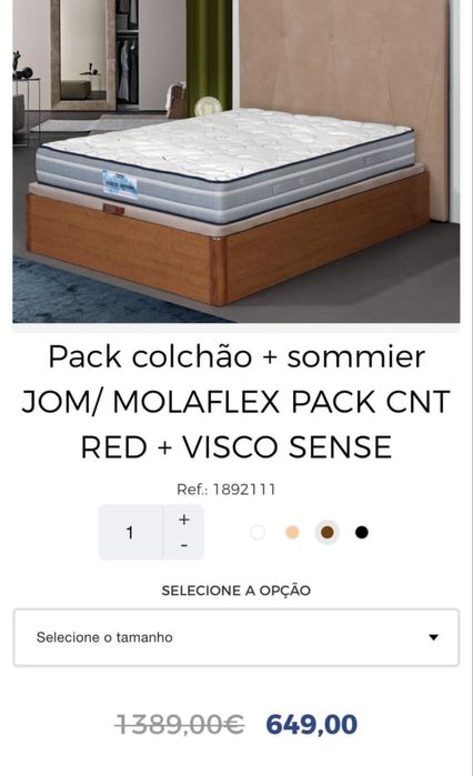 Vendo Cama Sommier nova nunca usado