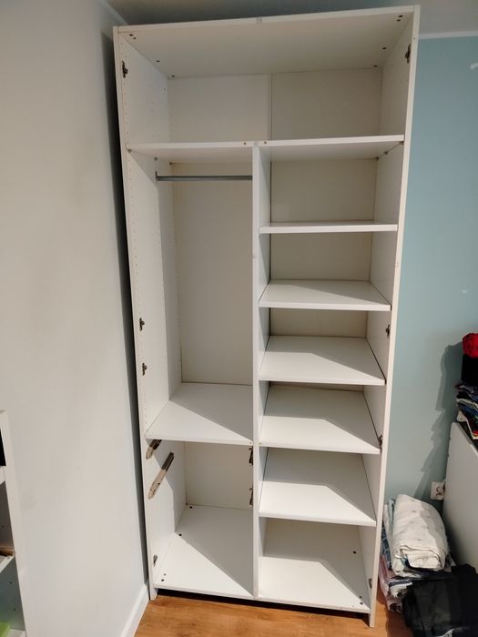 Obudowa PAX biała 100x60x236 stan używany .