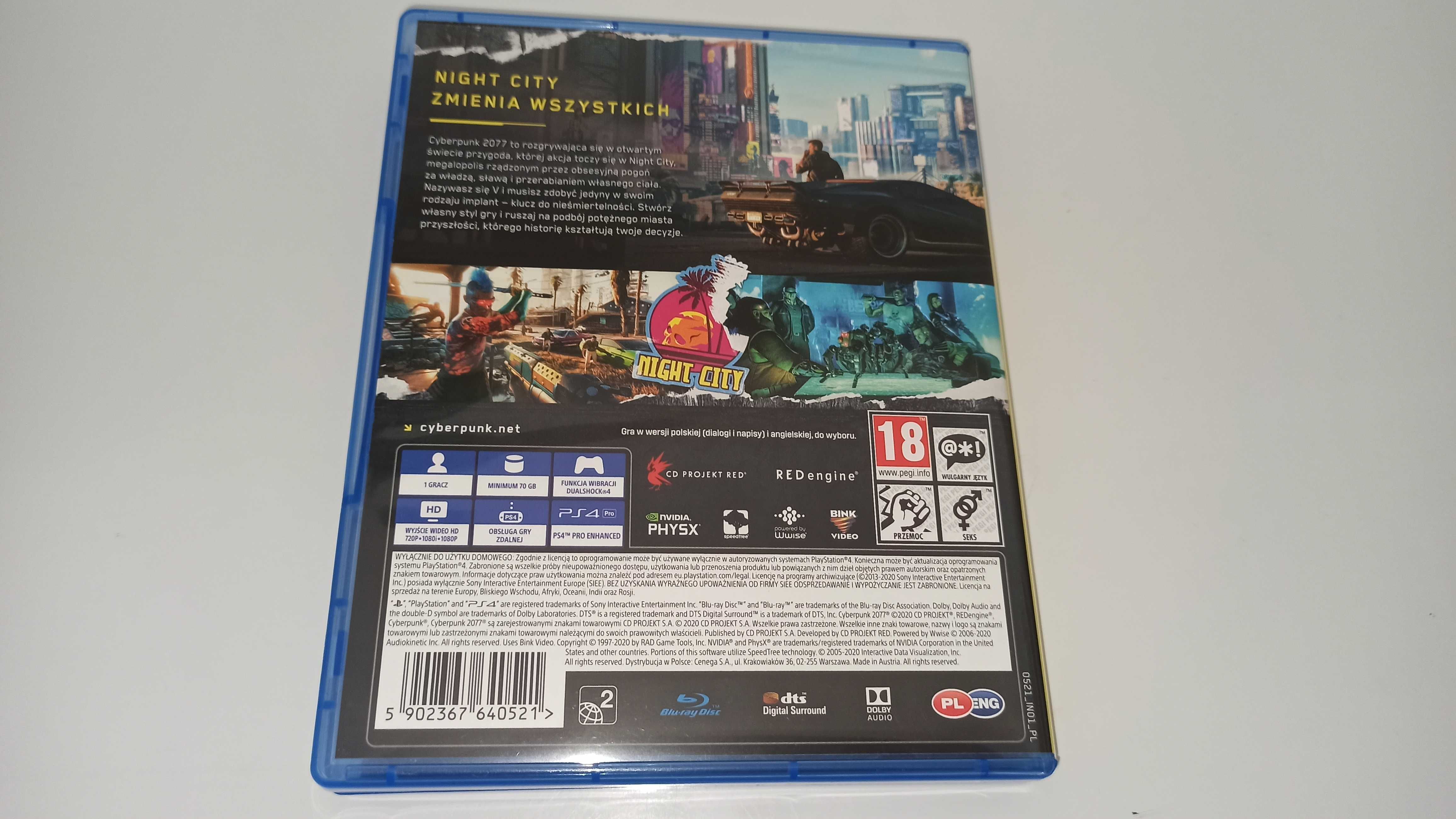 ps4 CYBERPUNK 2077 po polsku cyberpank 2077 komplet BIG BOX
