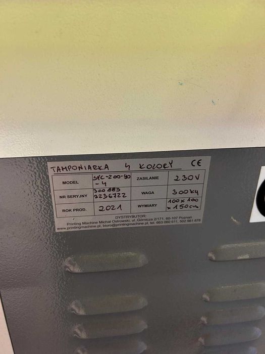 Tamponiarka 4 kolory