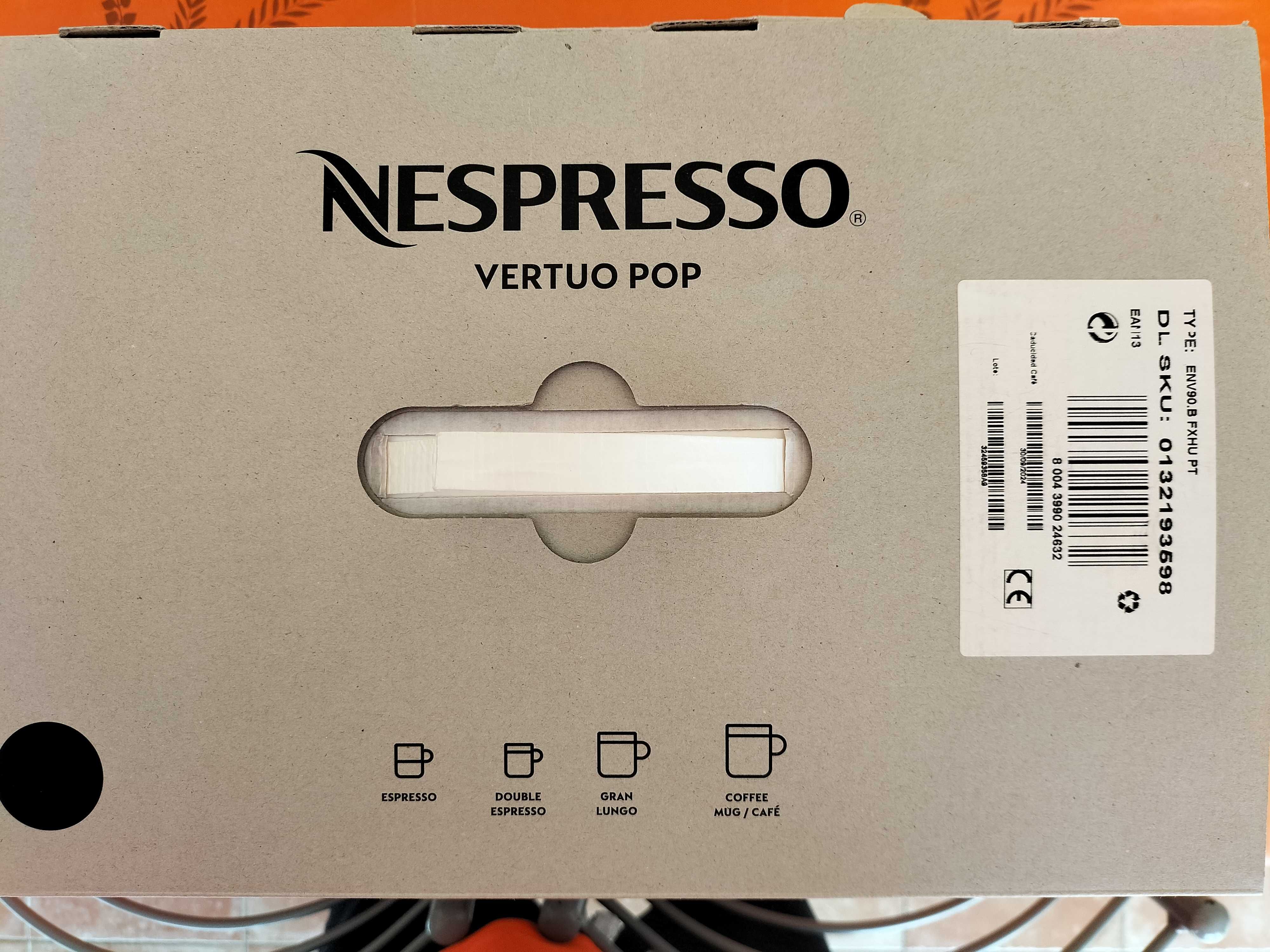 Nespresso Vertuo Pop Preta – Como Nova