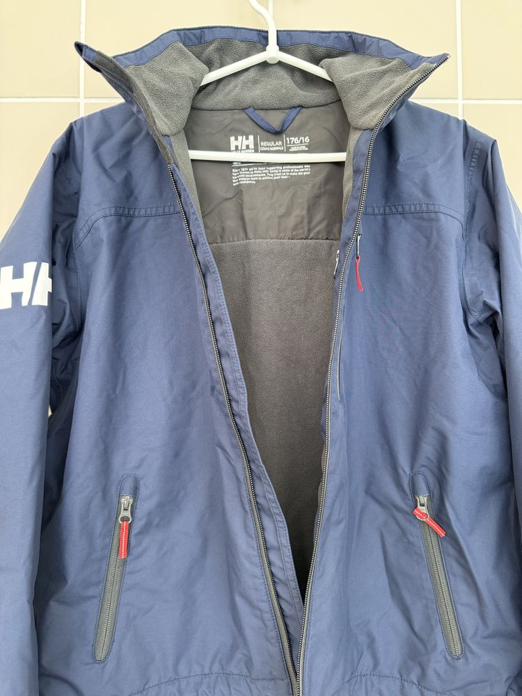 Kurtka codzienna Helly Hansen crew hooded 2.0 w kolorze navy.