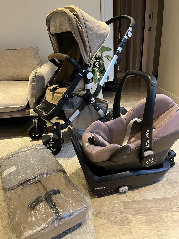 Wózek bugaboo cameleon 3 i fotelik z isofixem maxi cosi pebble