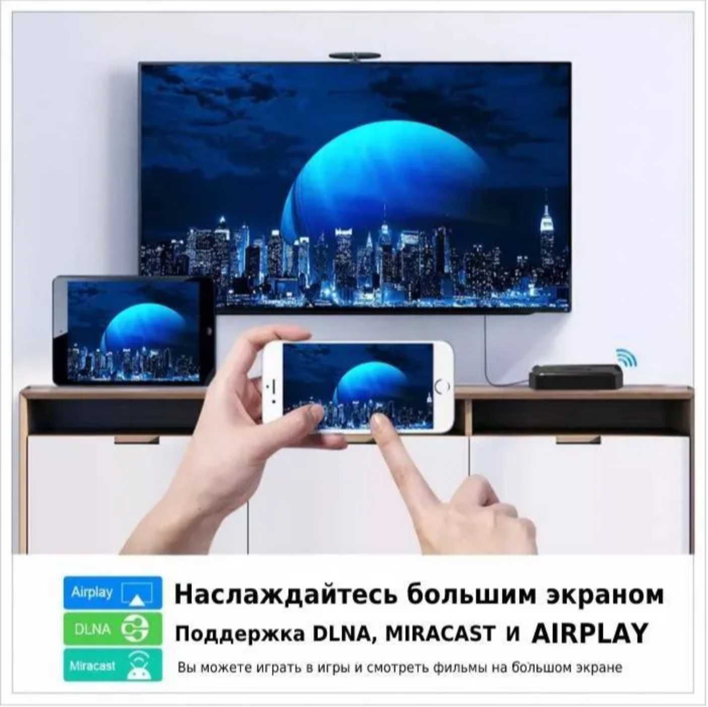 Смарт ТБ приставка X96Q 1GB/8GB (*Київ*)