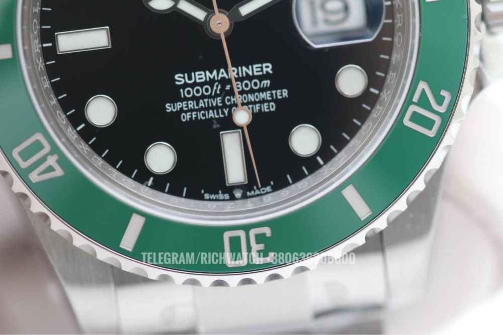 мужские наручные часы Rolex Submariner Date 41 Starbucks