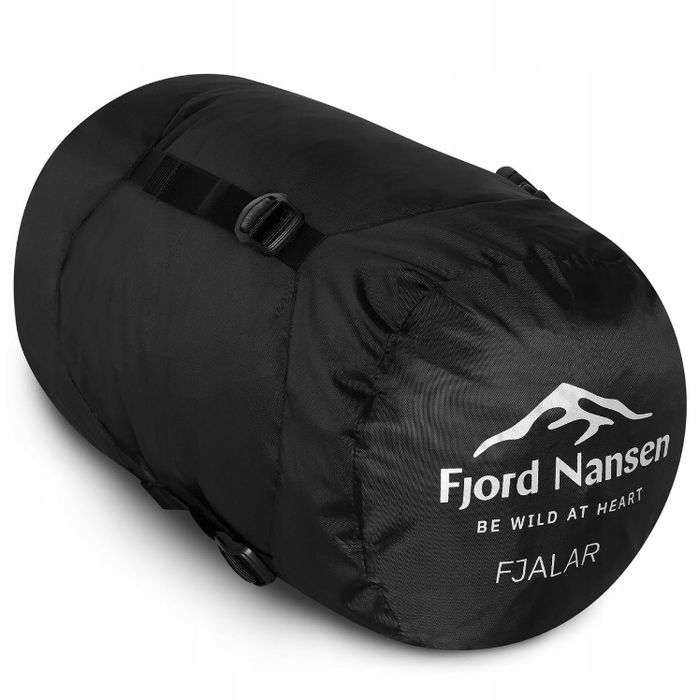Śpiwór puchowy Fjord Nansen. Dwie sztuki + worek kompresyjny.
